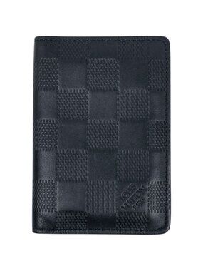 Louis Vuitton Pocket Organizer Card Case Business Fixed Era Damier Infini Onyx